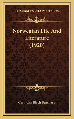 Norwegian Life And Literature (1920) 1167092236 Book Cover