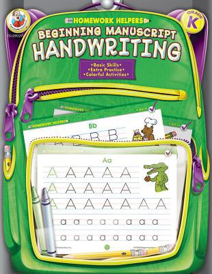 Beginning Manuscript Handwriting, Grade K 0768207002 Book Cover