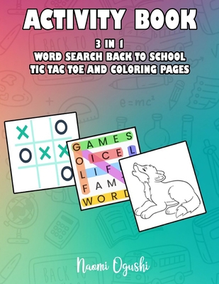 Activity Book 3 in 1: Word Search Back to Schoo... B08KSJQRK9 Book Cover
