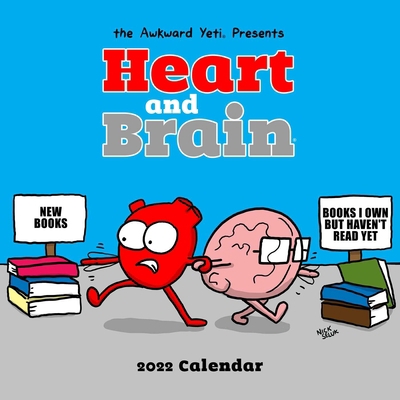 Calendar Heart and Brain 2022 Wall Calendar Book