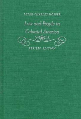 Law and People in Colonial America 0801858224 Book Cover