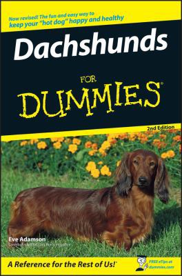Dachshunds for Dummies 0470229683 Book Cover