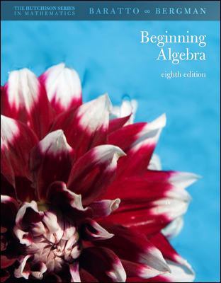 Beginning Algebra 0077292103 Book Cover