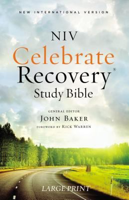 Celebrate Recovery Study Bible, Softcover [Large Print] 0310081084 Book Cover