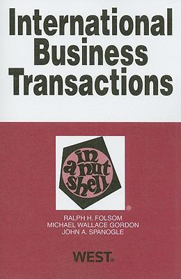 International Business Transactions in a Nutshell 0314195211 Book Cover