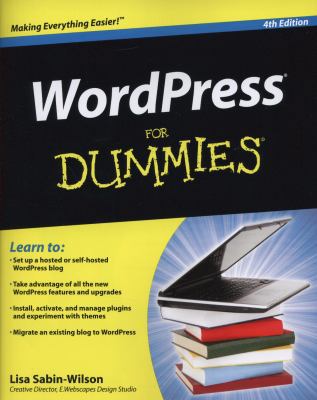 WordPress For Dummies, 4th Edition 1118073428 Book Cover