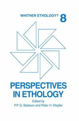 Perspectives in Ethology 0306429489 Book Cover