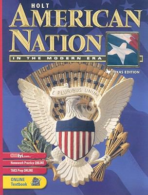 Holt American Nation: Student Edition Grades 9-... 0030653436 Book Cover