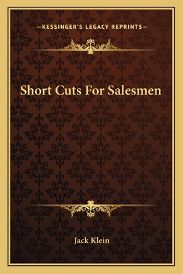 Short Cuts For Salesmen 1163151866 Book Cover