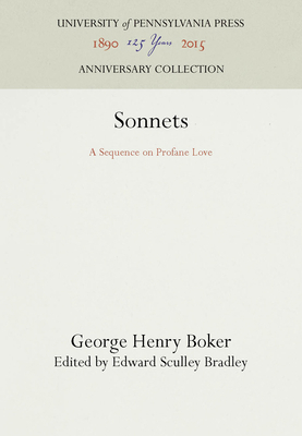 Sonnets: A Sequence on Profane Love 1512810428 Book Cover