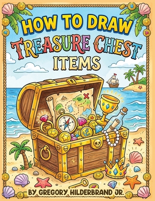 How to Draw Treasure Chest Items [Large Print] B0GZ4GXXVK Book Cover