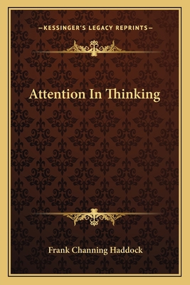 Attention In Thinking 1162825073 Book Cover