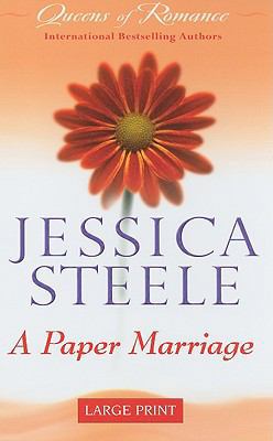 Paper Marriage [Large Print] 0263206874 Book Cover