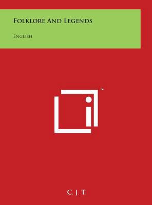 Folklore And Legends: English 1497915708 Book Cover