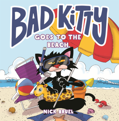 Bad Kitty Goes to the Beach B0GMZ4VY5H Book Cover