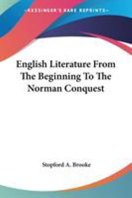 English Literature From The Beginning To The No... 1428622349 Book Cover