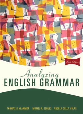 Analyzing English Grammar (6th Edition) 0205685943 Book Cover