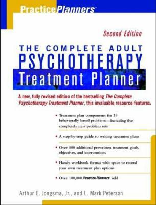 The Complete Adult Psychotherapy Treatment Planner 0471319244 Book Cover