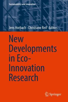 New Developments in Eco-Innovation Research 3319930184 Book Cover