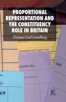 Proportional Representation and the Constituenc... 1349282359 Book Cover
