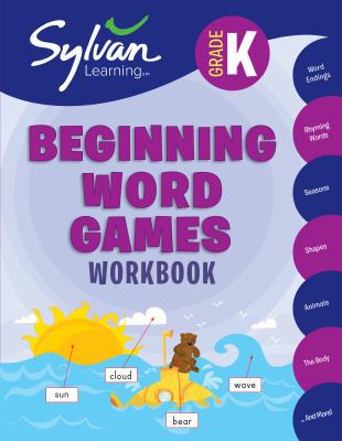 Kindergarten Beginning Word Games Workbook: Act... 0375430210 Book Cover
