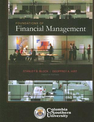 Foundations of Financial Management 0077262050 Book Cover