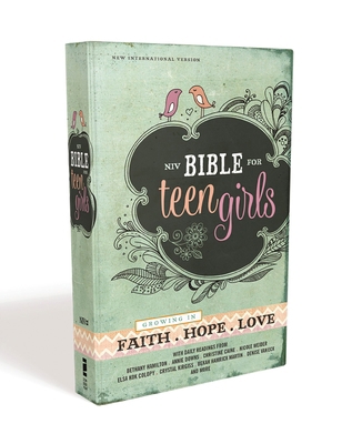 Bible for Teen Girls-NIV: Growing in Faith, Hop... 0310749697 Book Cover