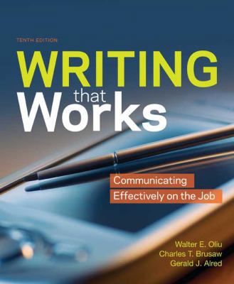 Writing That Works: Communicating Effectively o... 0312541821 Book Cover