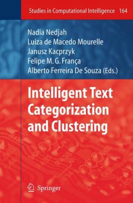 Intelligent Text Categorization and Clustering 3540856439 Book Cover