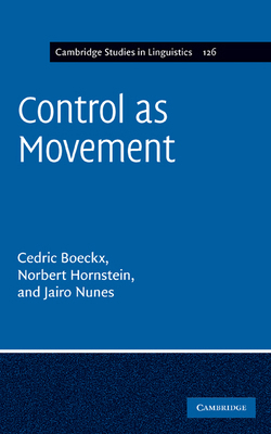 Control as Movement 0521195454 Book Cover