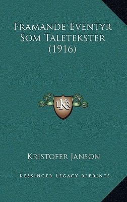 Framande Eventyr Som Taletekster (1916) [Danish] 1166637069 Book Cover