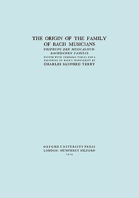 The Origin of the Family of Bach Musicians. Urs... 1906857229 Book Cover