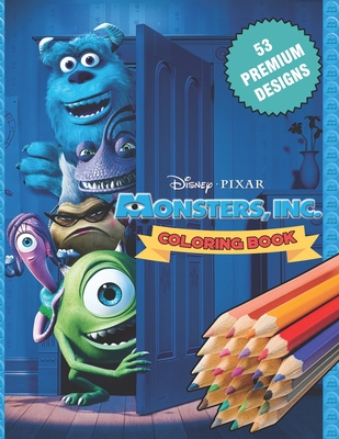 Monsters, inc Coloring Book: Great Coloring Book For Kids and Adults - Monsters, inc Coloring Book With High Quality Images For All Ages B08CWBCZH3 Book Cover