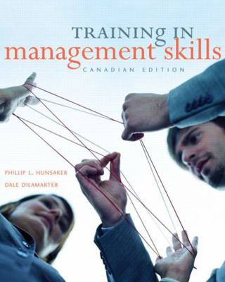Training in Management Skills First Canadian Ed... 0130399256 Book Cover