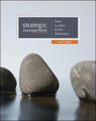 Strategic Management: Text and Cases 007786252X Book Cover