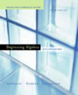 Beginning Algebra with Applications, 6th Editio... 0618306064 Book Cover