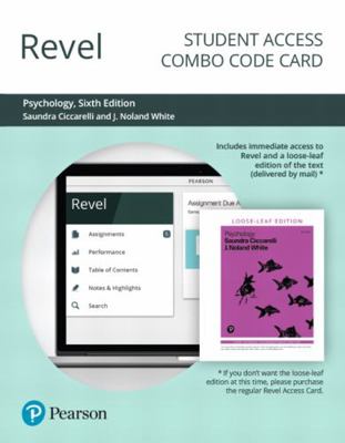 Revel Forpsychology -- Combo Access Card 0135583632 Book Cover