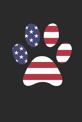 Notebook: American Dog Paw 4th of July 1073598608 Book Cover