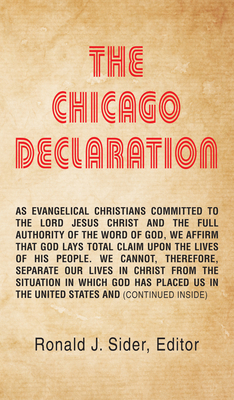 The Chicago Declaration 1498280609 Book Cover