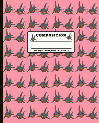 Composition: 100 Pages Wide Ruled 7.5 x 9.25 inch 1074839668 Book Cover