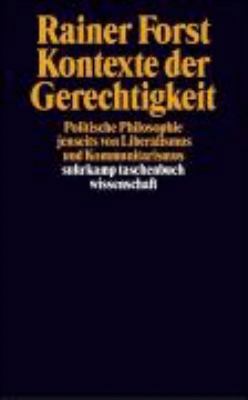 Kontexte der Gerechtigkeit. [German] 3518288520 Book Cover