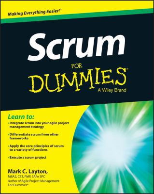 Scrum for Dummies 111890575X Book Cover