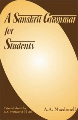 Sanskrit Grammar for Students [Sanskrit] B0072K32T2 Book Cover