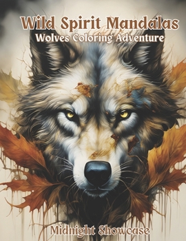 Paperback Wild Spirit Mandalas Wolves Coloring Adventure Book