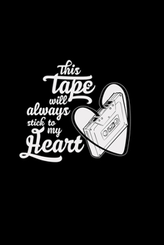 This tape will always stick to my heart: 6x9 CASSETTE | dotgrid | dot grid paper | notebook | notes