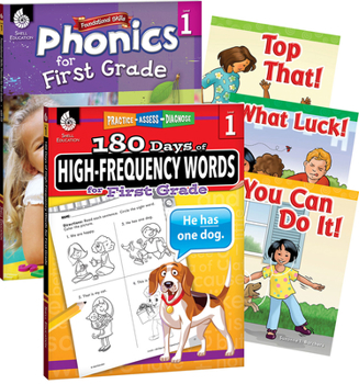 Paperback Learn-At-Home: Phonics Practice Reading Grade 1 Bundle: 5-Book Set Book