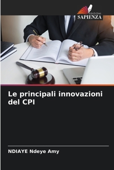 Paperback Le principali innovazioni del CPI [Italian] Book