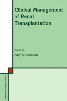 Paperback Clinical Management of Renal Transplantation Book