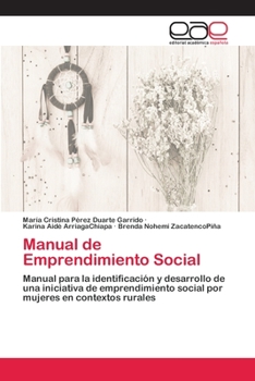 Paperback Manual de Emprendimiento Social [Spanish] Book