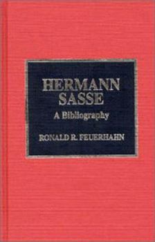 Hardcover Hermann Sasse: A Bibliography Book